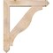 Ekena Millwork Funston Arts and Crafts Smooth Bracket w/ Offset Brace, Douglas Fir, 7 1/2"W x 42"D x 48"H BKT0806X42X48FST03SDF - alternate 4